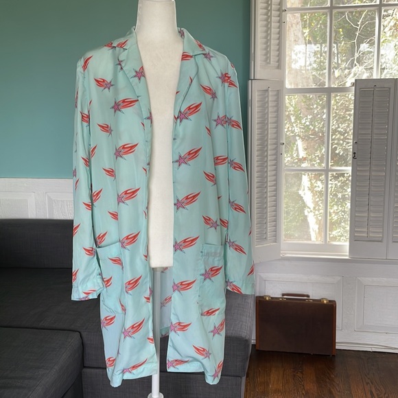 Hayley Elsaesser Canadian Psychedelic  Bowie Shooting Star Y2K Blazer J… - Picture 3 of 10